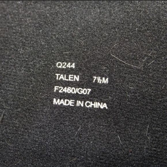 Coach Talen Quilted Suede w Zipper Winter Boots Faux fur  7.5 - Picture 9 of 13